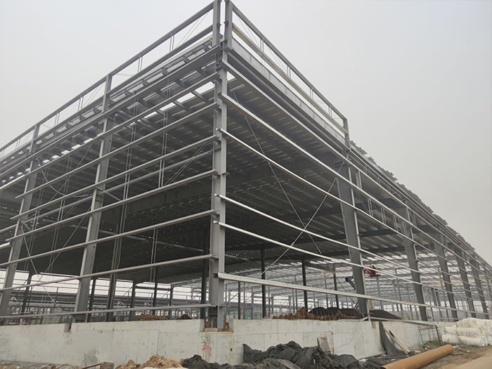 胶州钢结构厂房网架工程